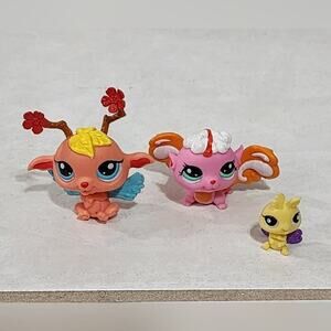 LPS LITTLEST PET SHOP bundle‎ lot of winged Fairies 2835 2834 2837